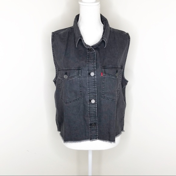 levis vest top